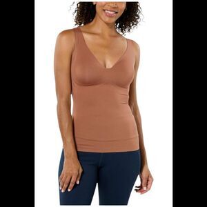 Rhonda Shear Women's Gel Tank w/ Additional Back Support Beige - Regular